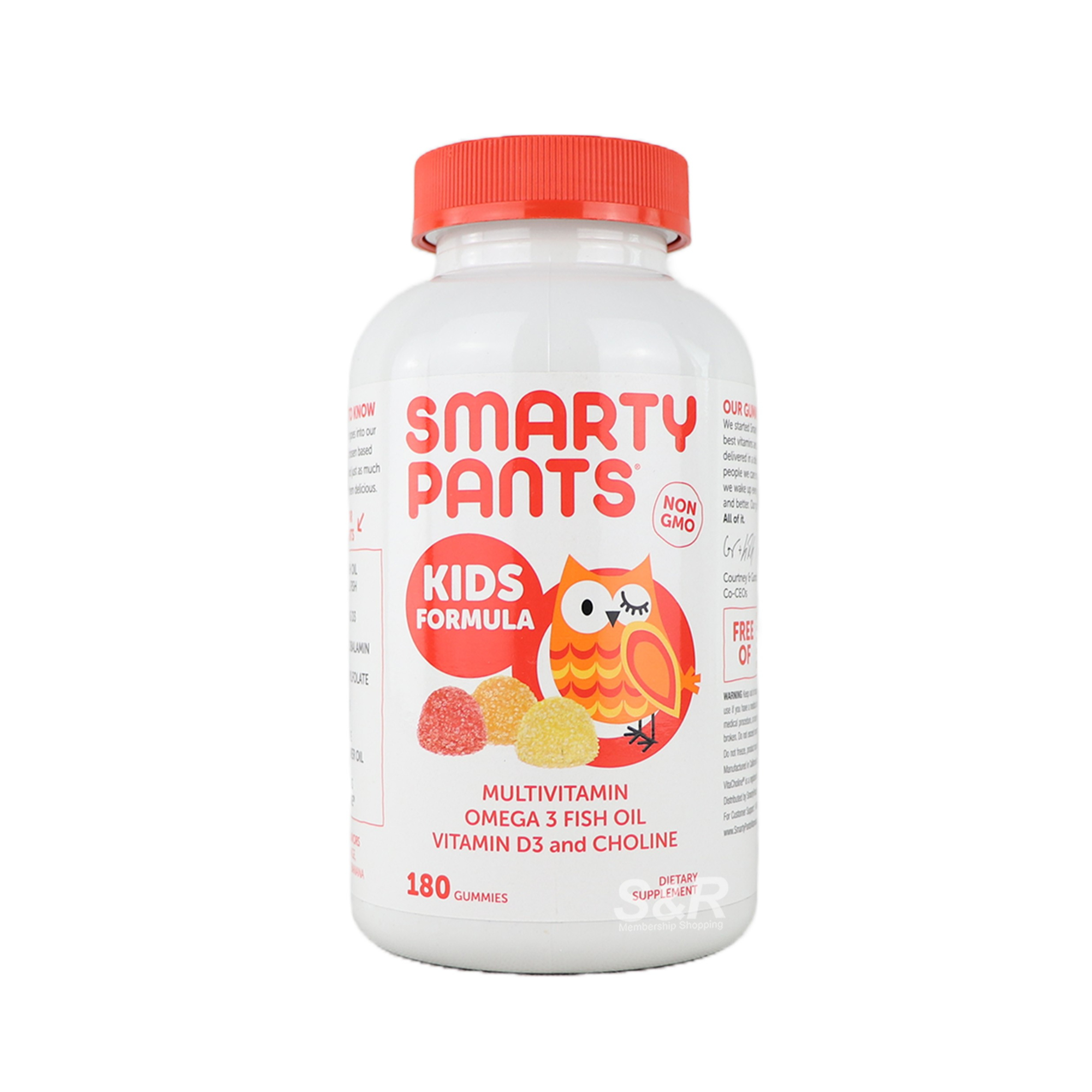 Smarty Pants Kids Formula Multivitamins Dietary Supplement Gummies 180pcs Smarty Pants Kids Formula Multivitamins Dietary Supplement Gummies 180pcs